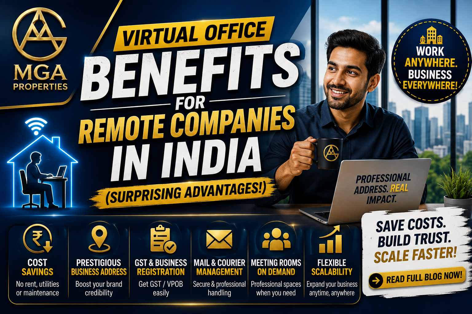 Virtual Office Benefits for Remote Companies in India (Surprising Advantages)